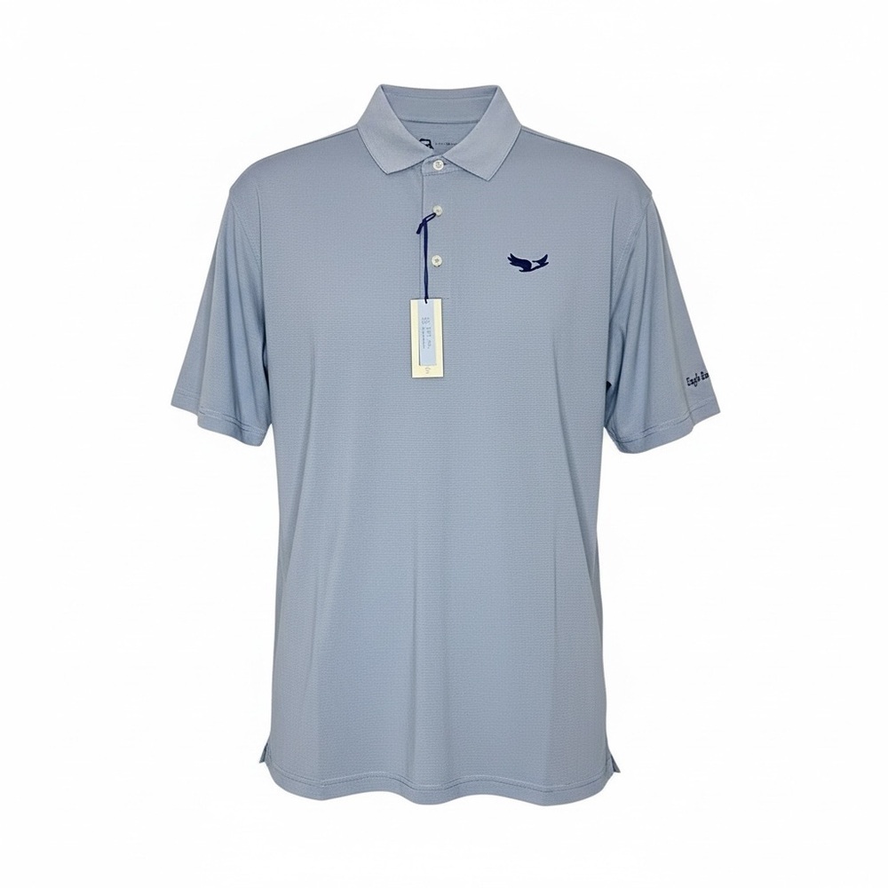 Onward Reserve Hairline Stripe Performance Polo - Sport Blue Size L